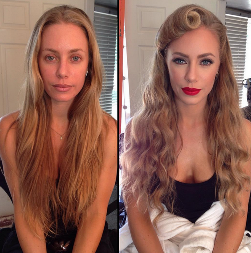 Nicole Aniston without makeup