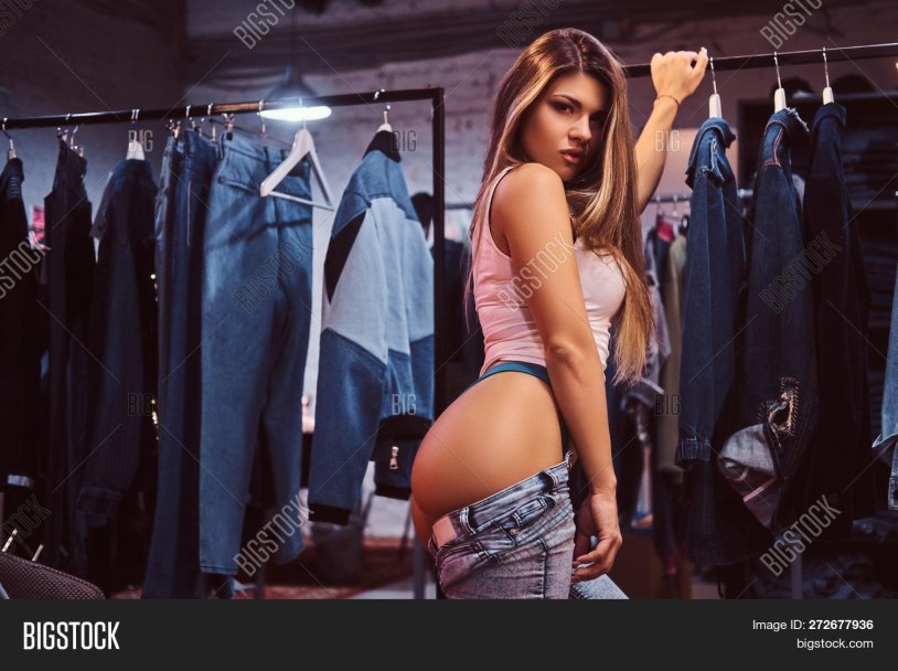 Photoshoot in the fitting room