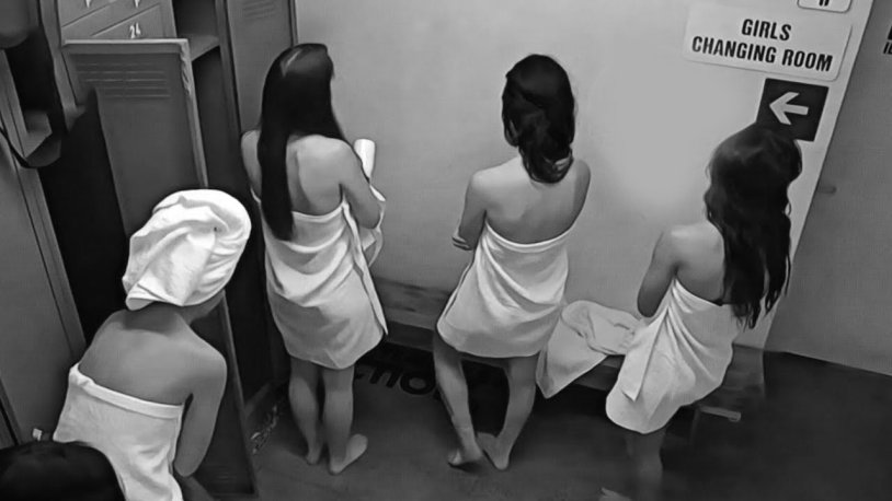 Camera in a female locker room
