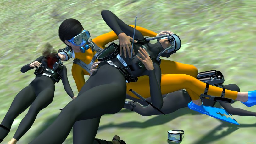 Scuba Battle Frogwoman