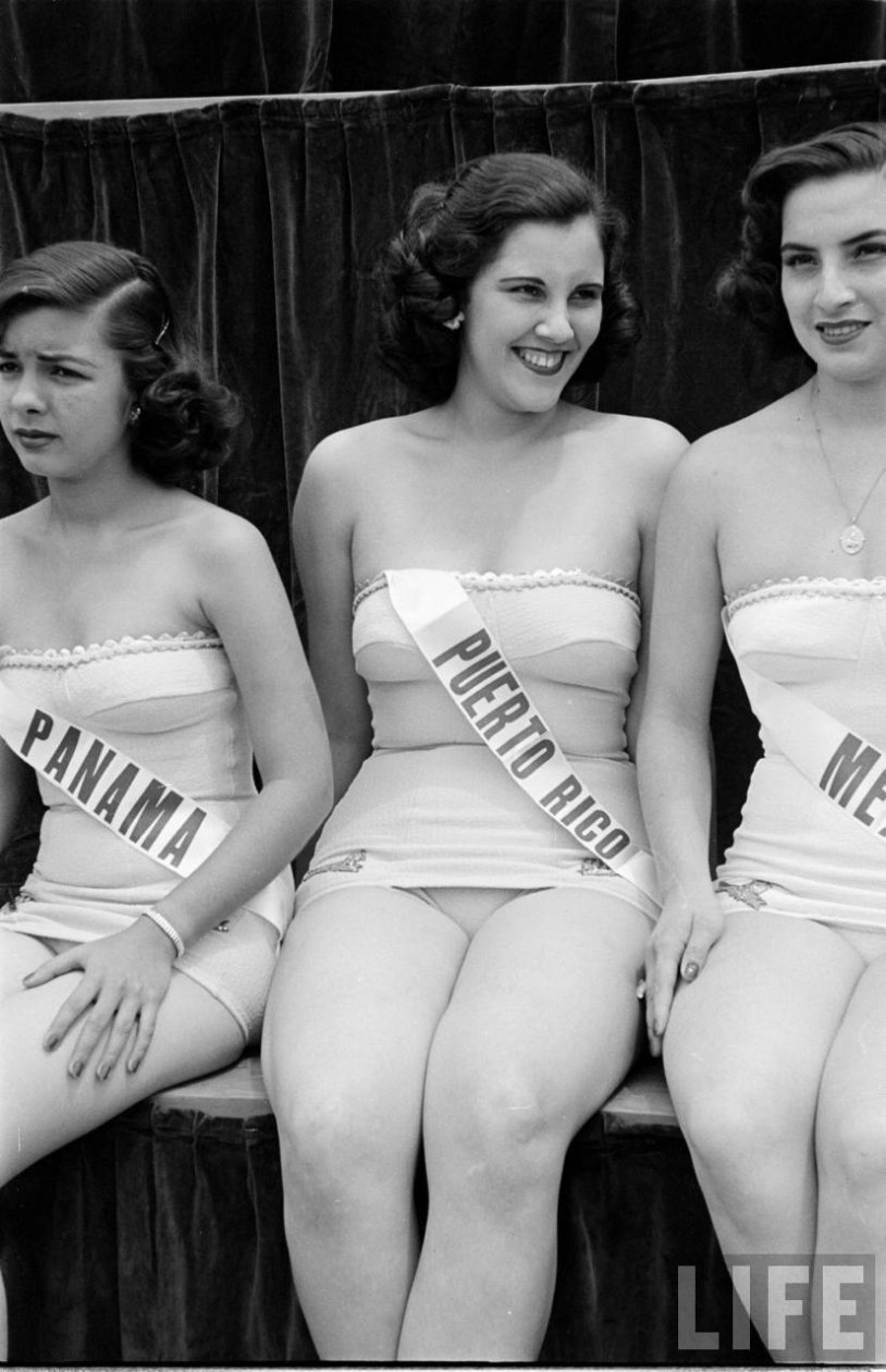 Retro beauty contest
