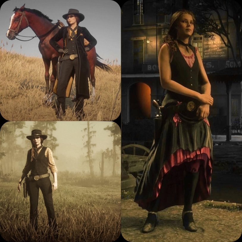 Red Dead Redemption 2 Online Women's costumes