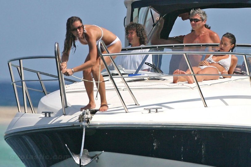 Kate Middleton on a yacht