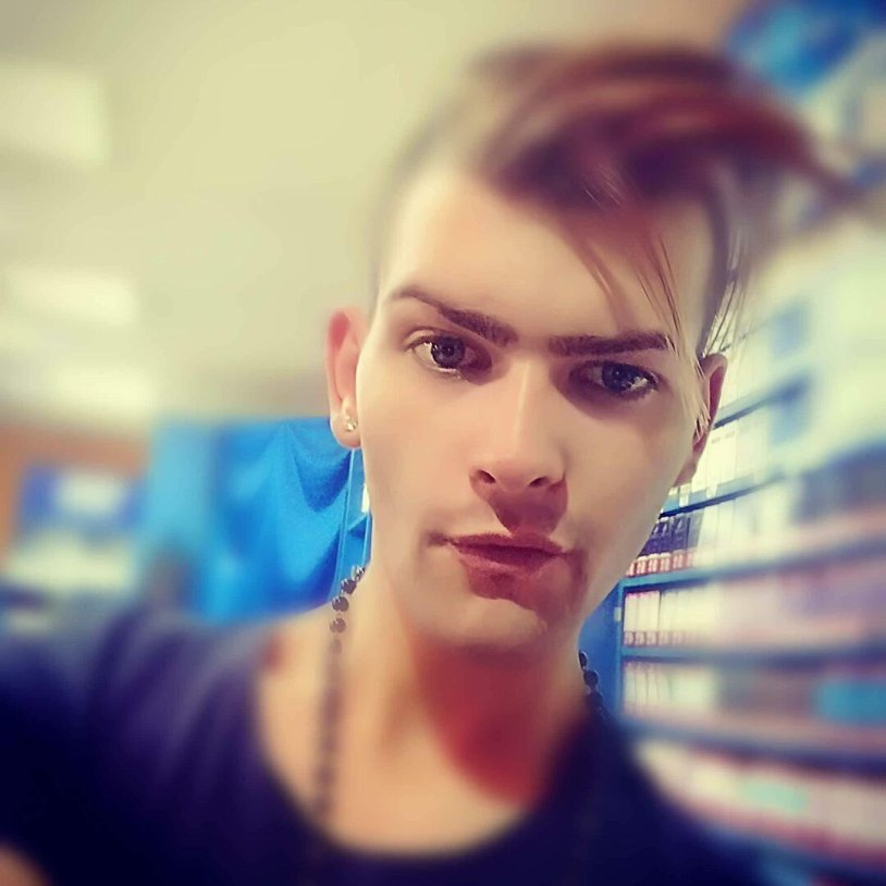 The girl sits erotic