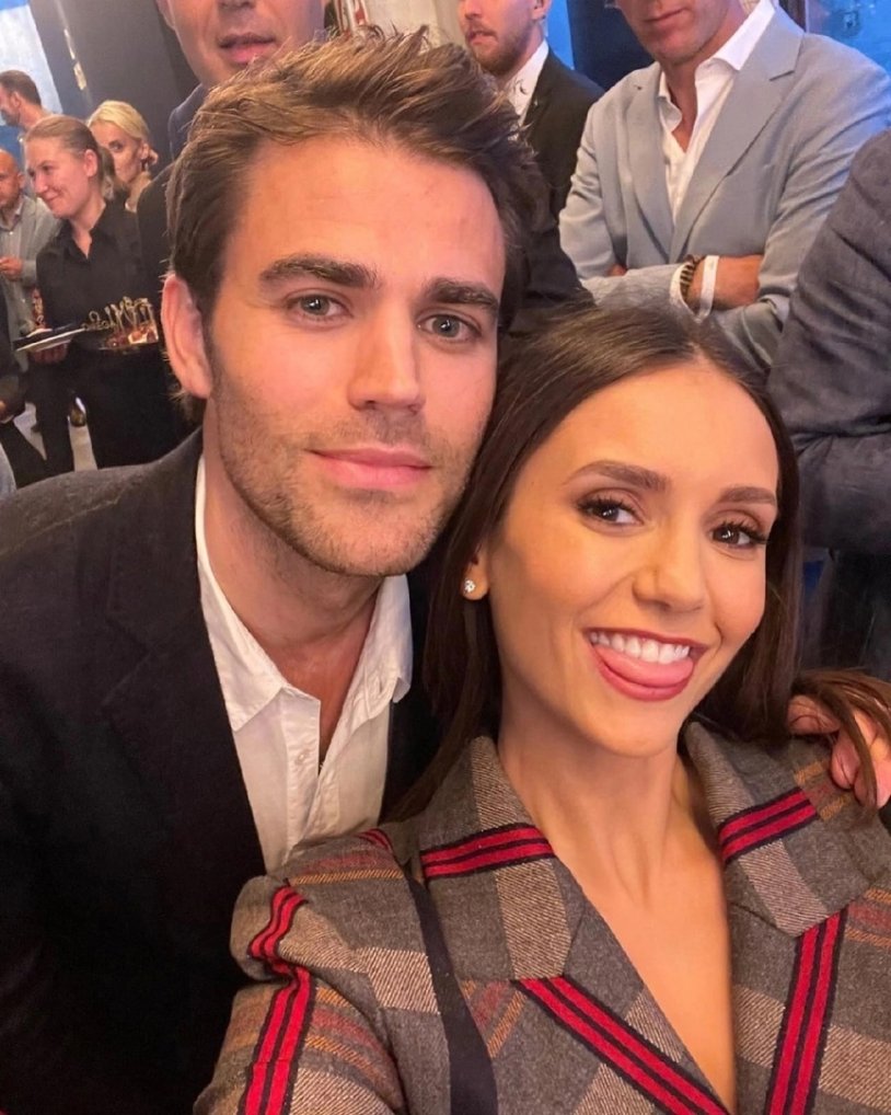 Nina Dobrev and Paul Wesley