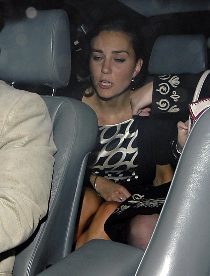 Kate Middleton is drunk