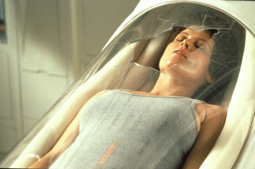 The woman woke up in the capsule