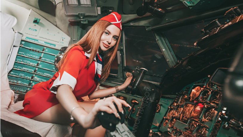 Serkova Ksenia Ryzha Stewardess