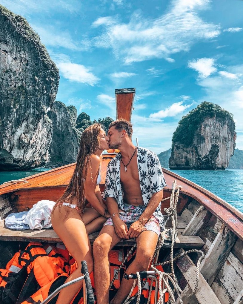 Romantic journey to Thailand