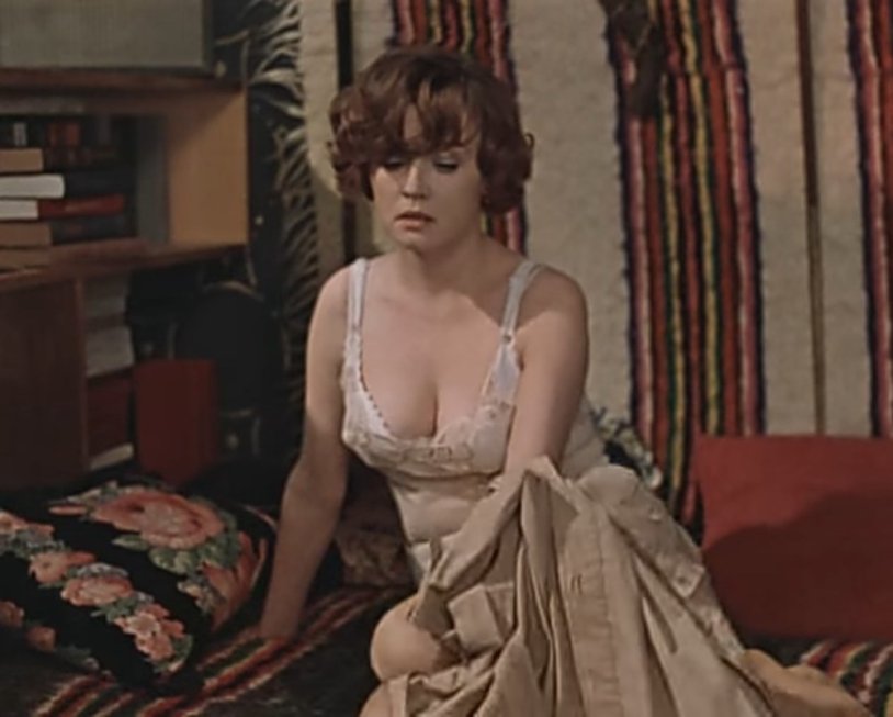 Vera Alentova in a swimsuit