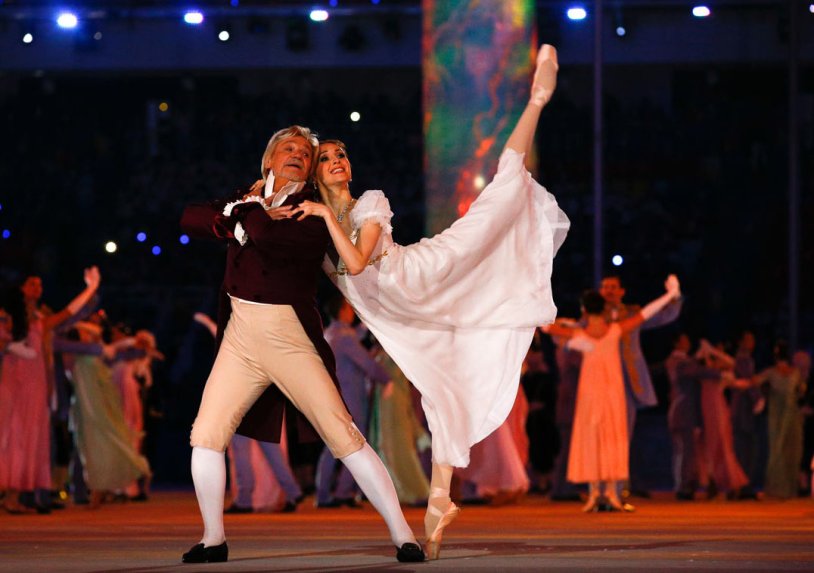 Opening of the Olympics in Sochi 2014 Ball Natasha Rostova