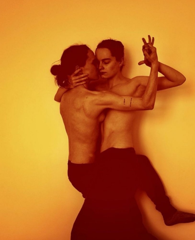 Ellen Page with his wife