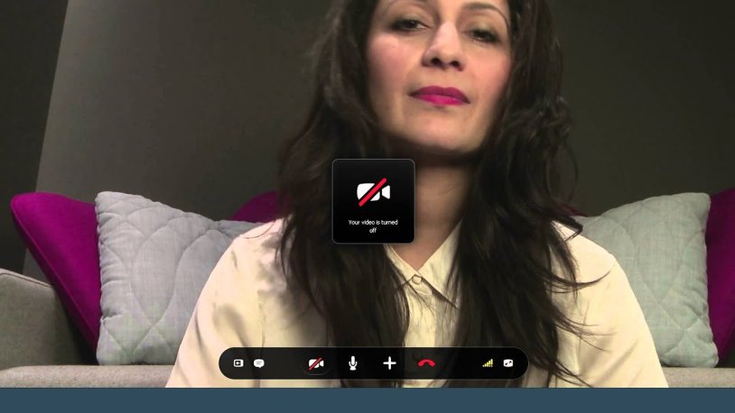 Adult women on Skype