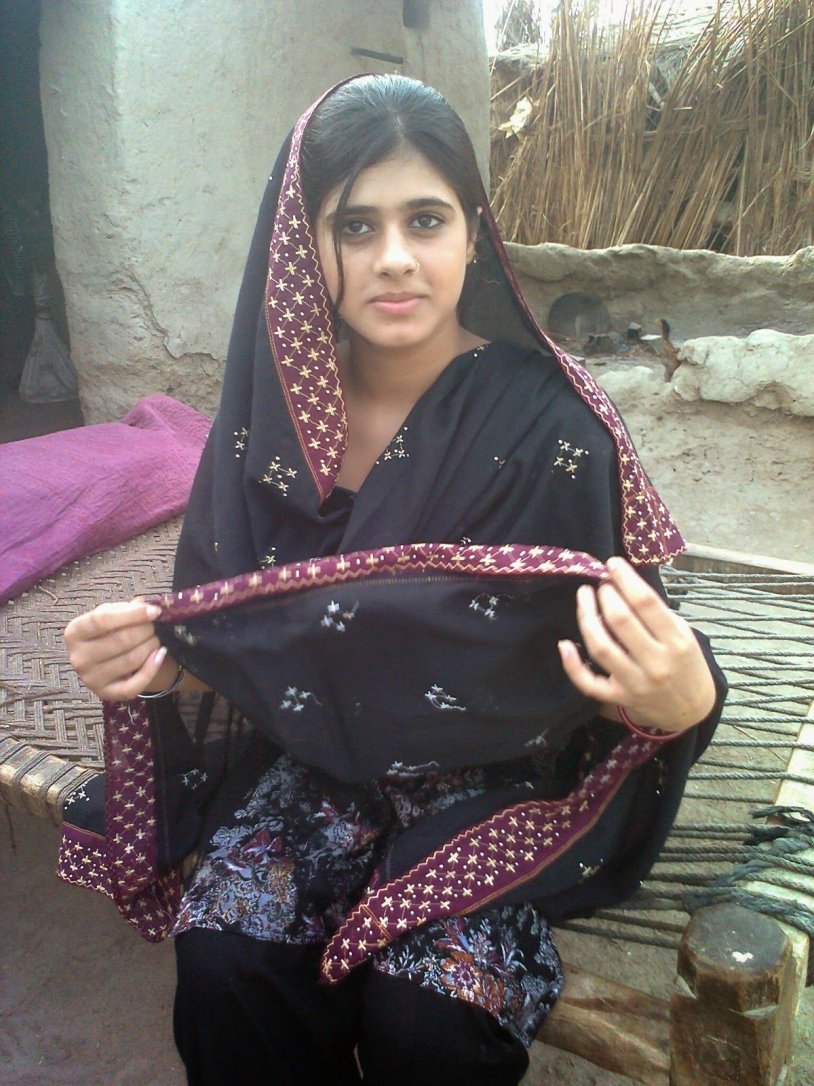 Pakistani Girl in Shaalwar Only