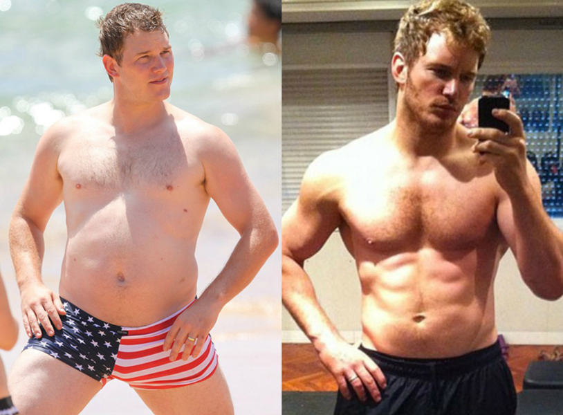 Chris Pratt before and after