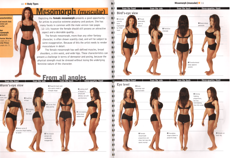 Types of physique in women fitness