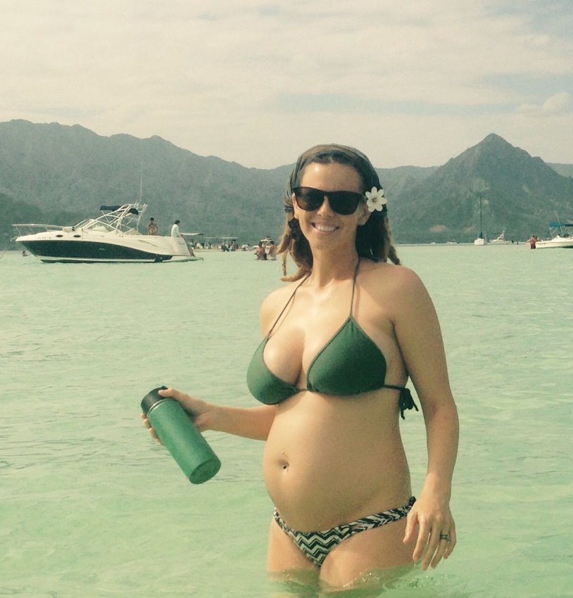 Girl Bikini Pregnant