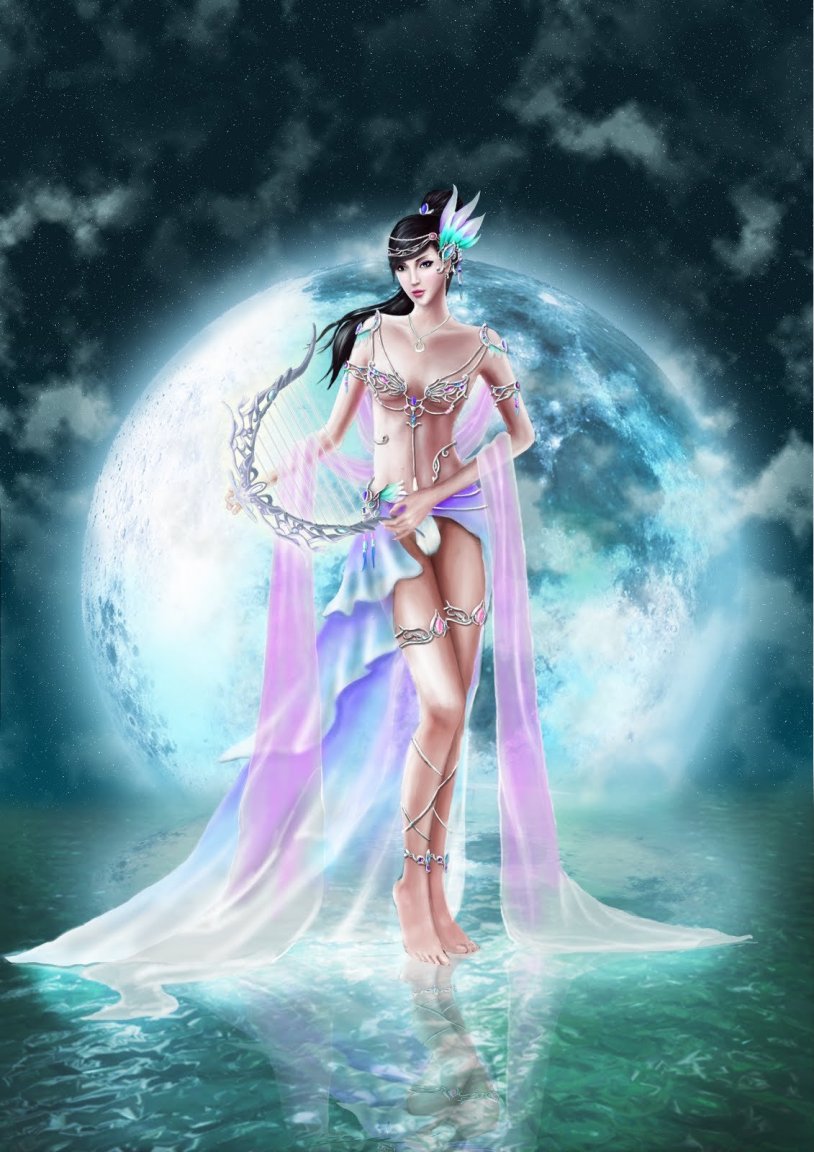 Teya of the goddess of the moon