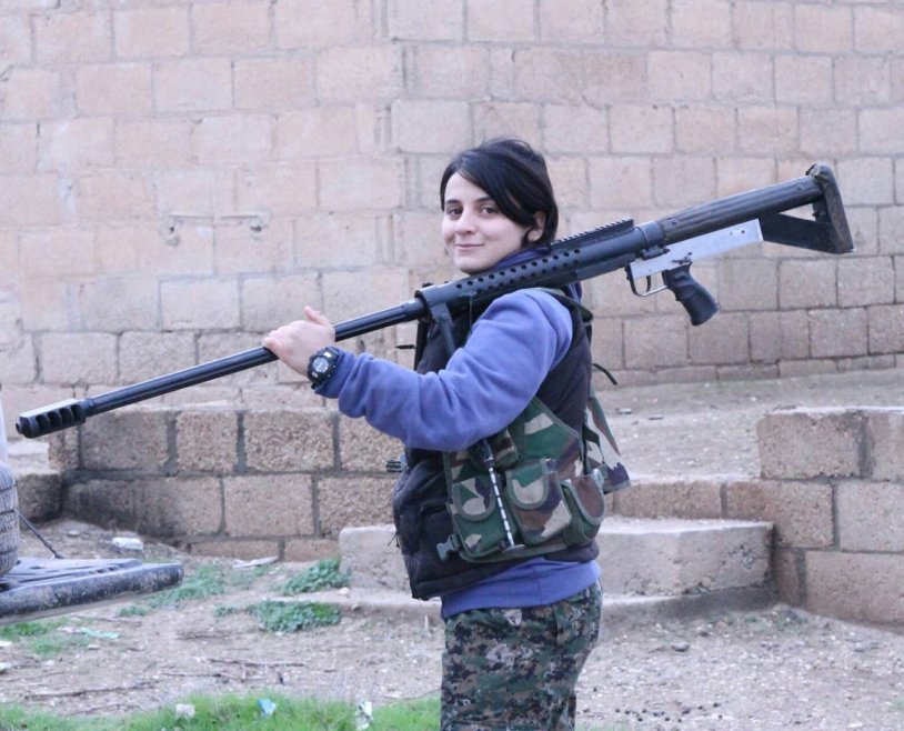 Syrian girls snipers