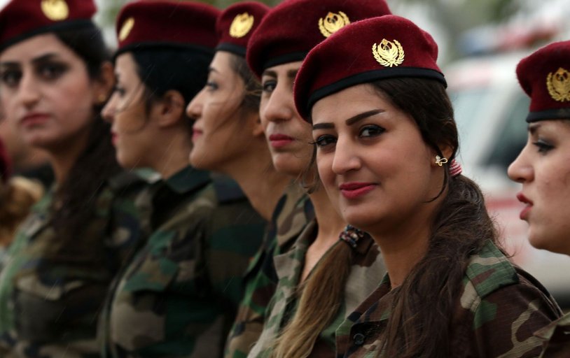 Turkish girls in the army