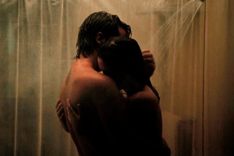 Passion in the shower