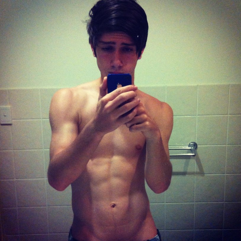 Press of the guy in the shower