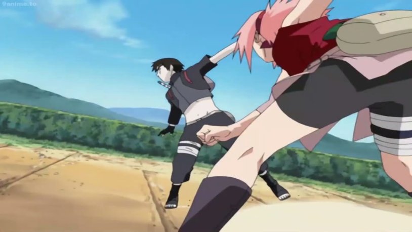 Sakura Haruno beats Naruto and Saya