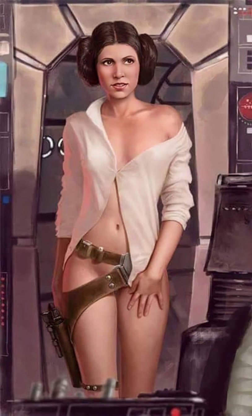 Carrie Fisher Princess Leia Nude