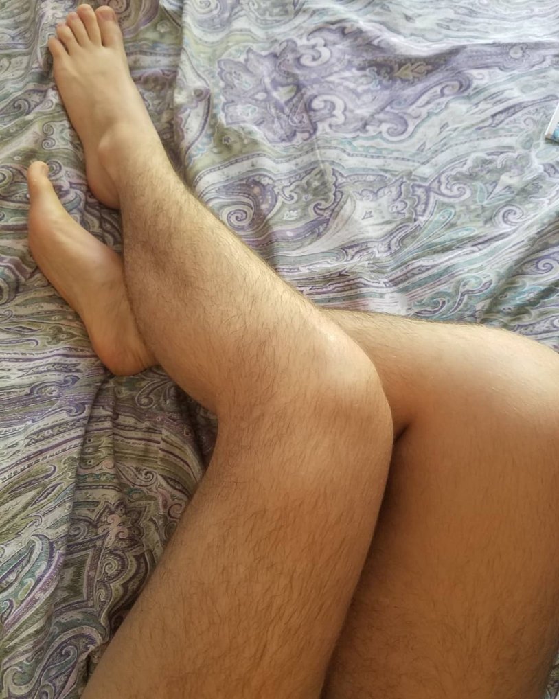 Hairy female legs