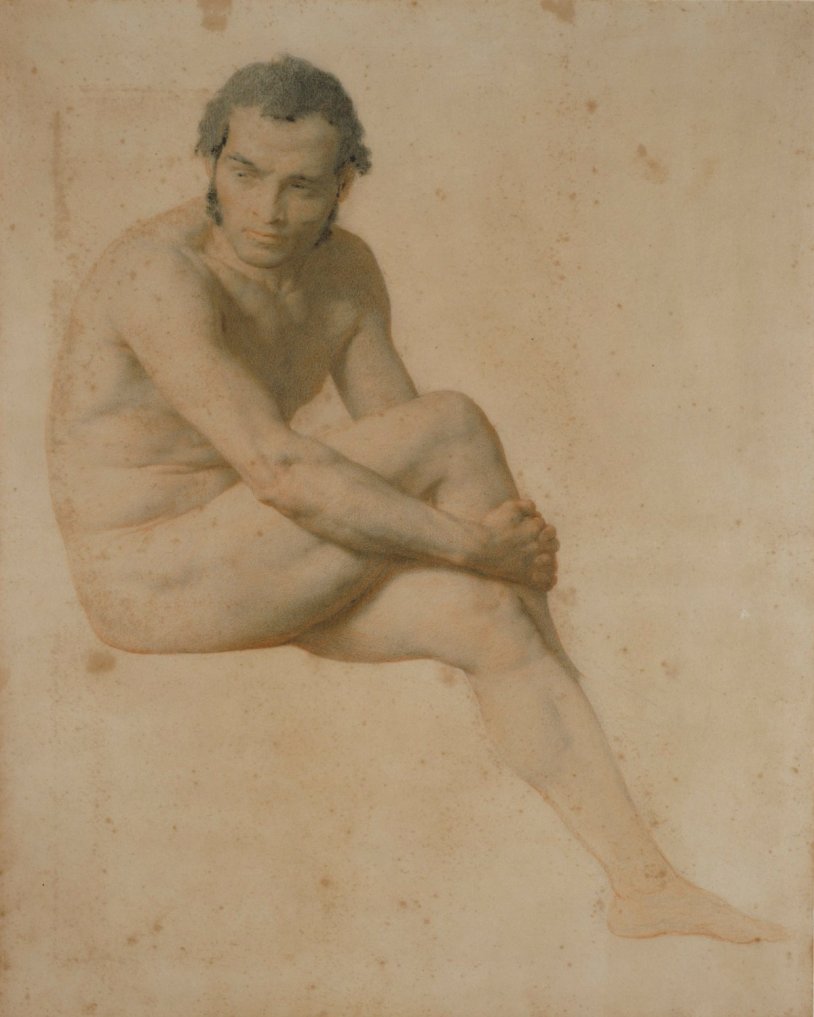 Vasily Ivanovich Surikov Male Nude