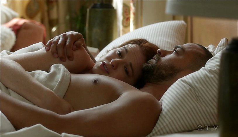 Jesse Williams and Mink Kelly Kiss