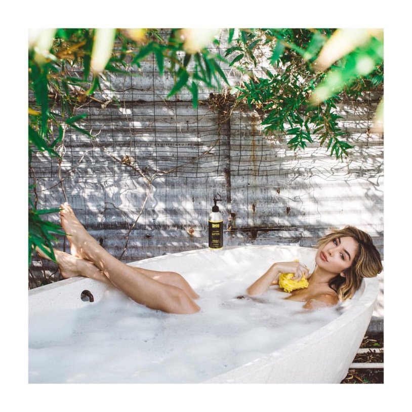 Nadia Aria in the bathroom naked