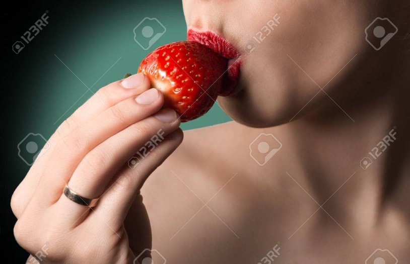 Passion and strawberries