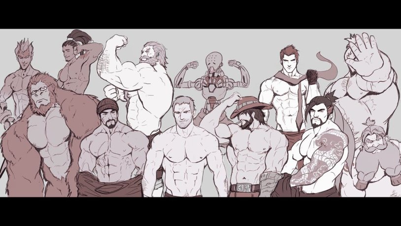 Soldier 76 and Hanzo