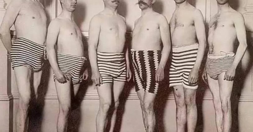 Beauty contest of men 1920