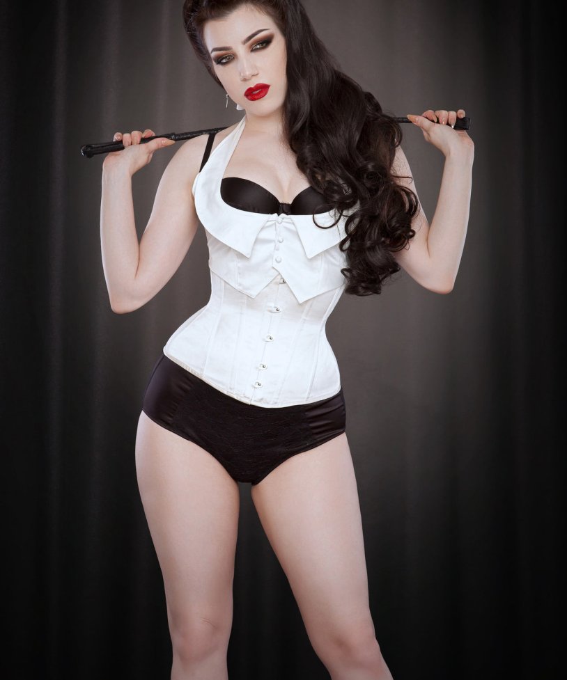 Adult women in a corset