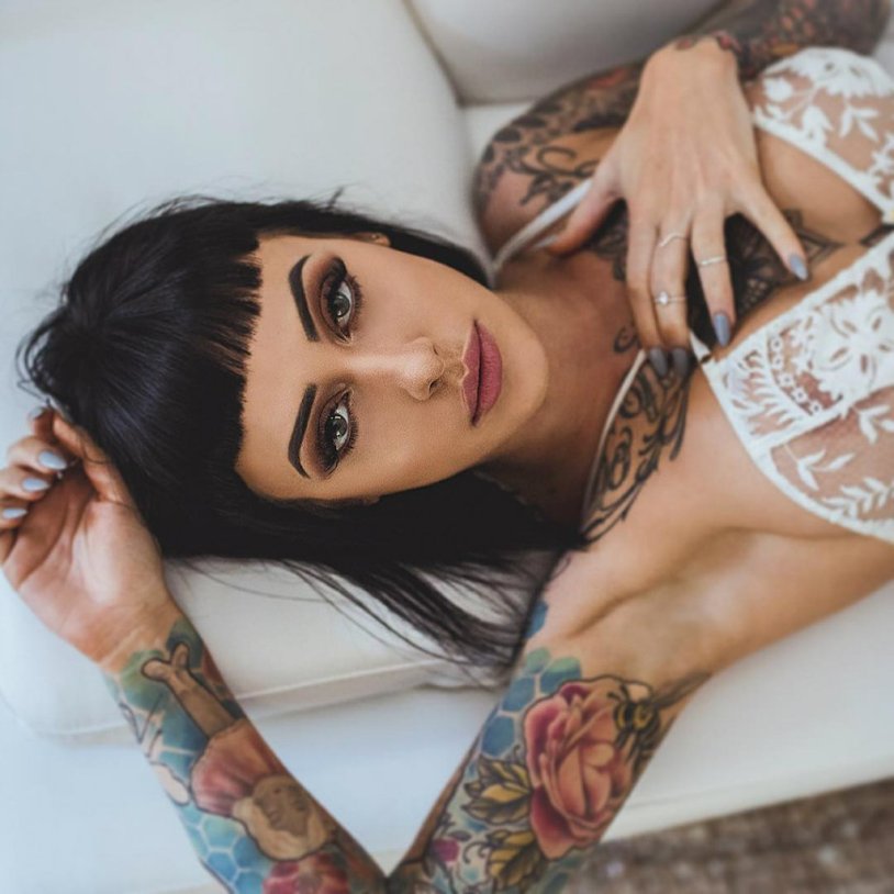 Tattoo model Talleigha naked
