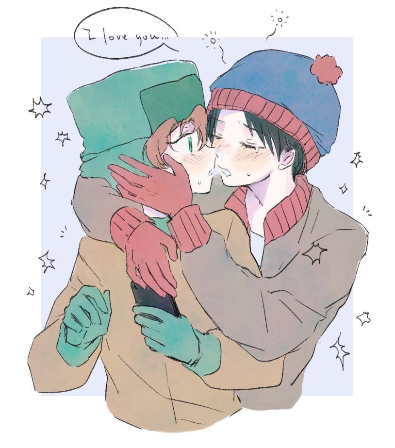 South Park Yaoi Stan and Kyle