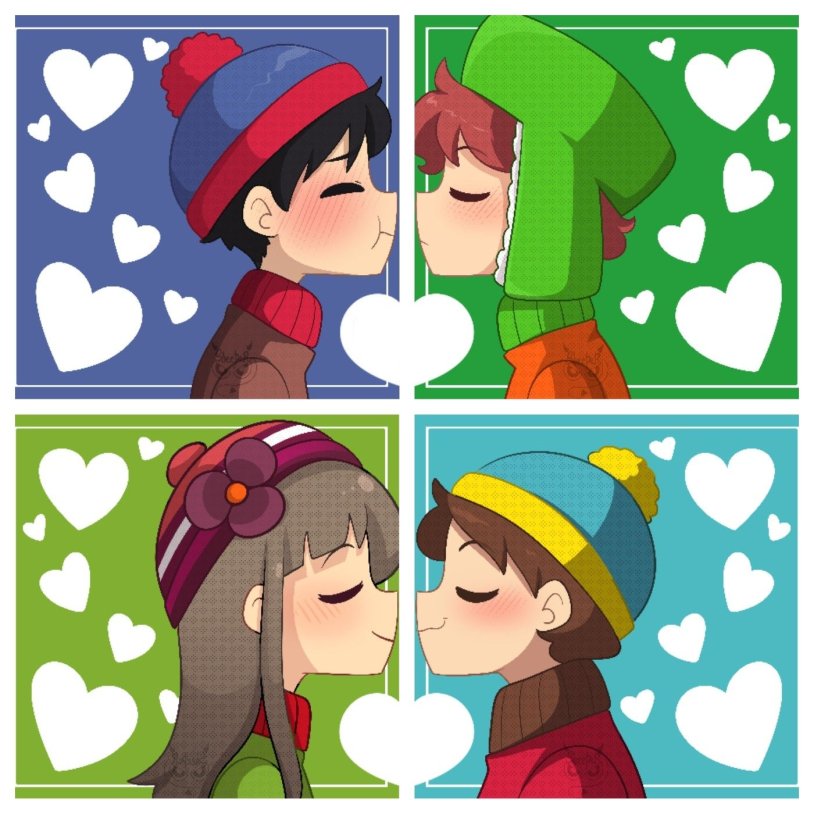 South Park Style Stan X Kyle