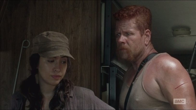Walking dead Abraham and Rosit