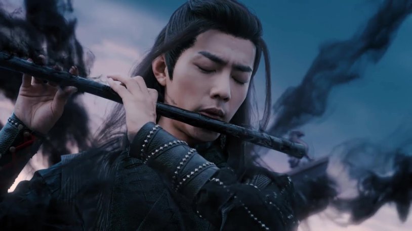 The indomitable lord Chen Qing Drama Wei Usyan with a flute