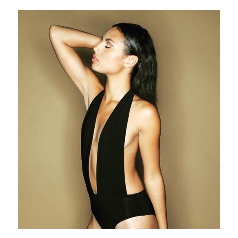 Felish Cooper in a swimsuit