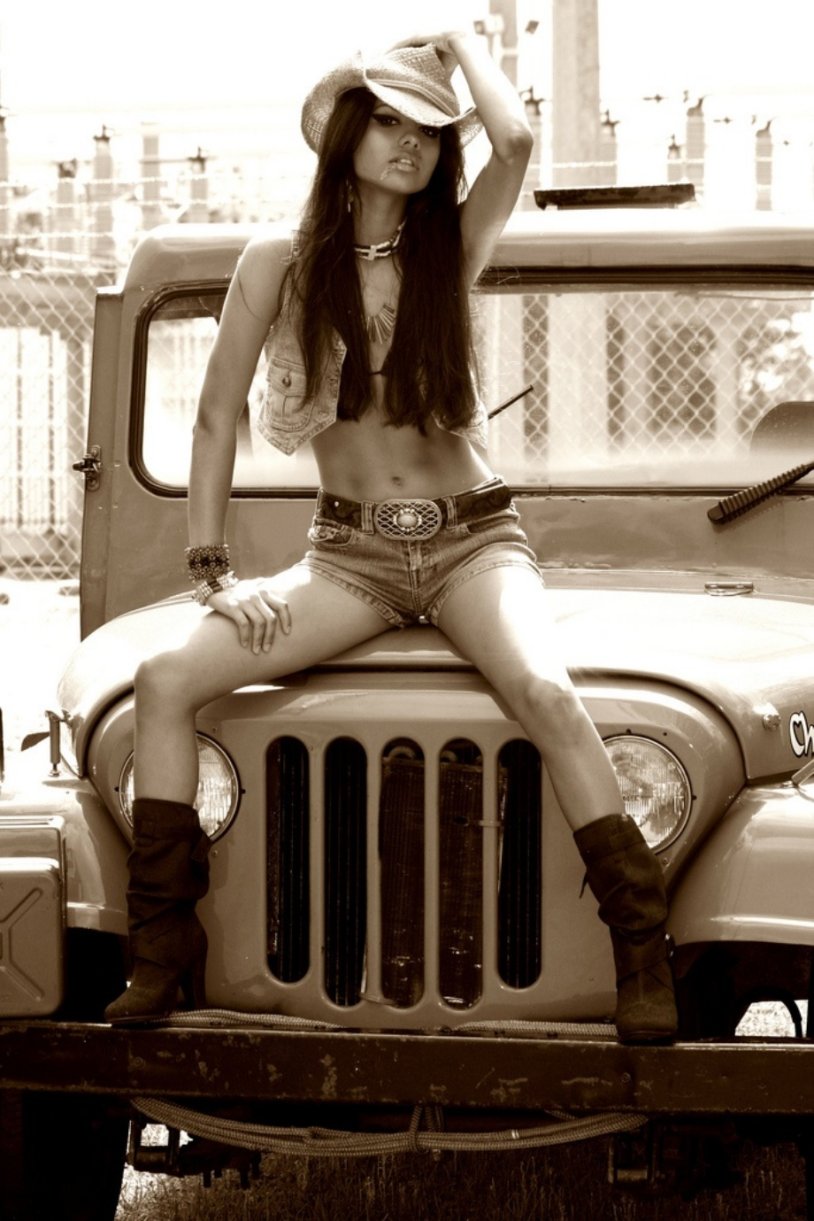 Jeep chick