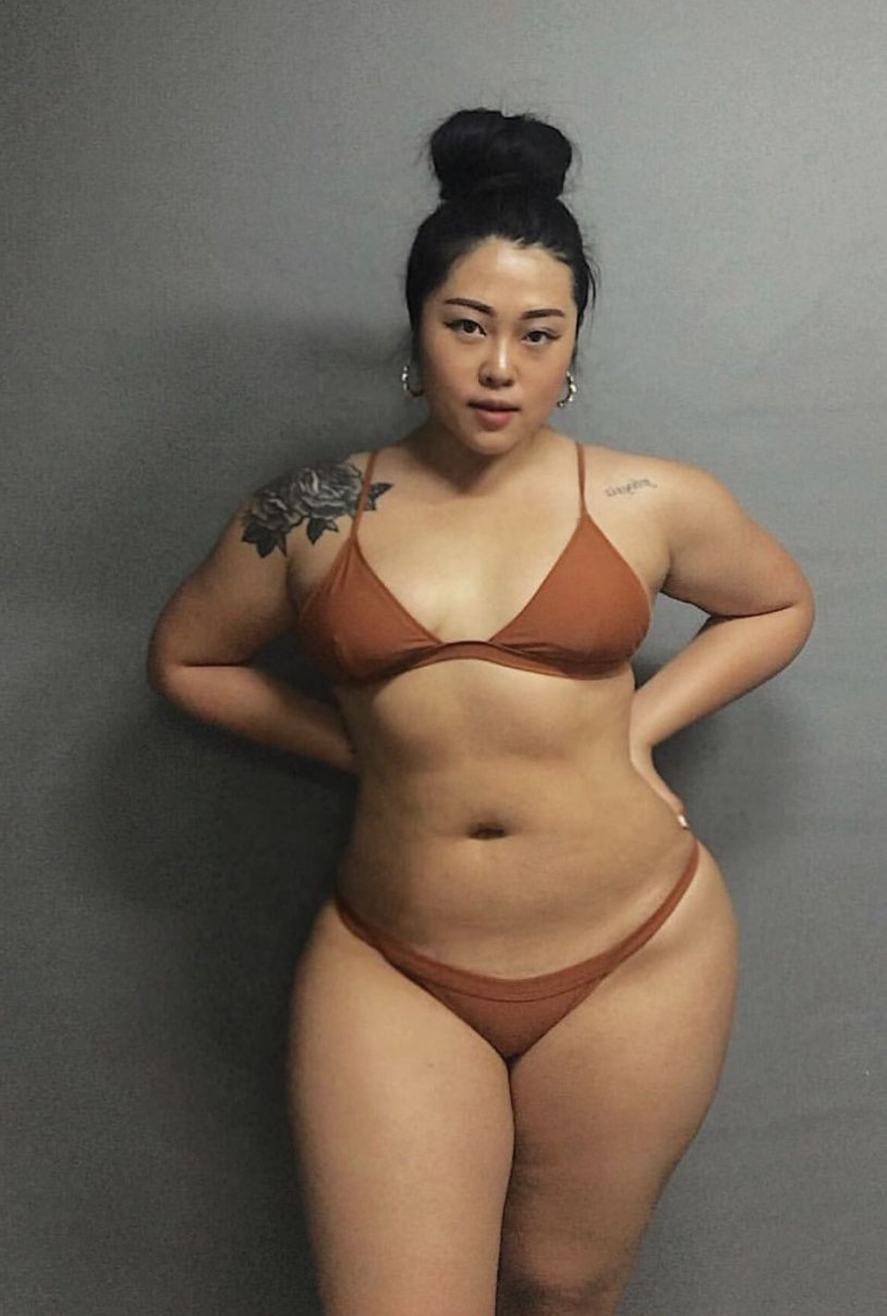 Lush Asian with wide hips