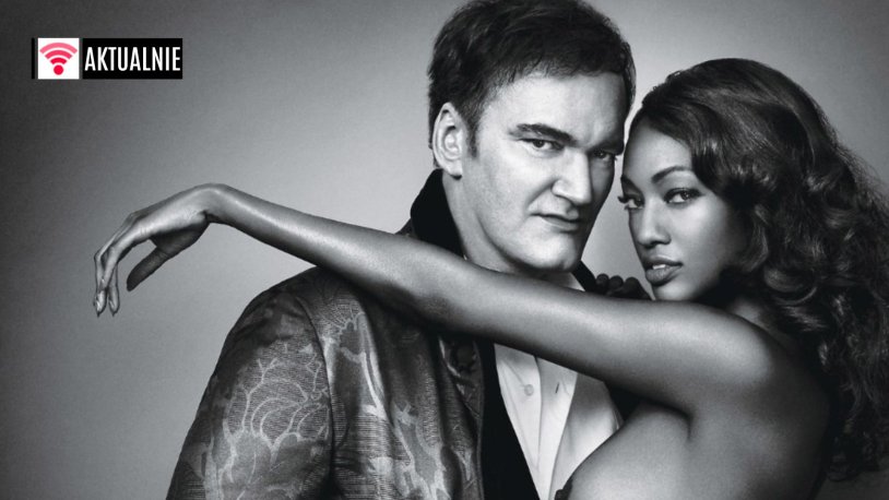 Quentin Tarantino photo shoot with a girl