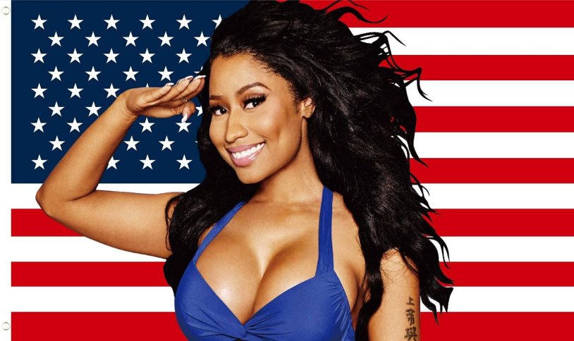 Nicki Minaj American Flag