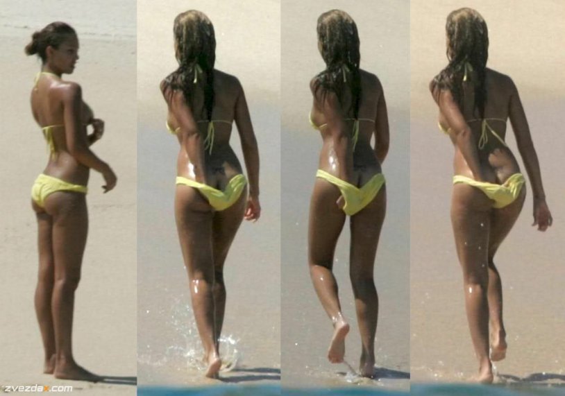 Zoe Saldana in a swimsuit