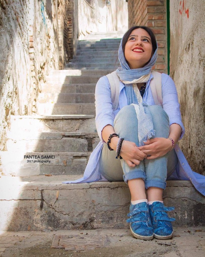 Iranian beauties in a dress