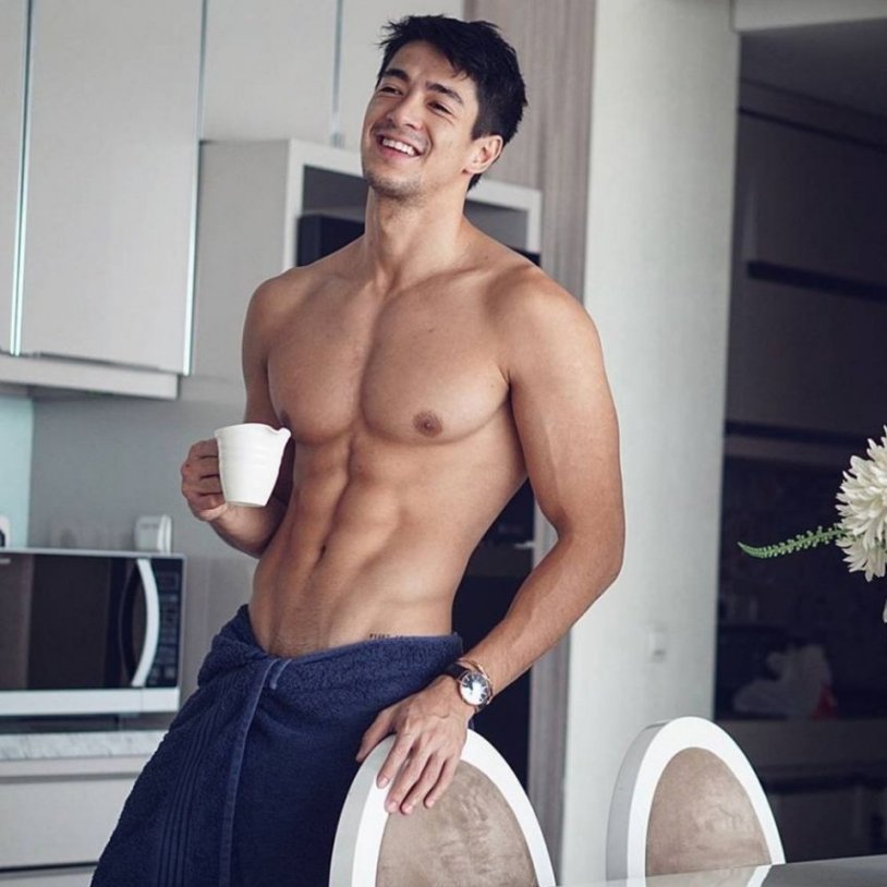 Coffee Handsome Asian Man