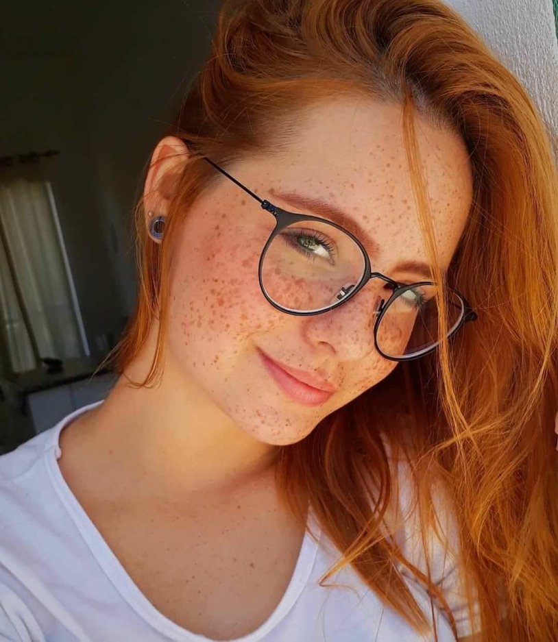 Indigo augustine with red hair